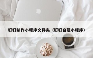 湛江钉钉制作小程序文件夹（钉钉自建小程序）